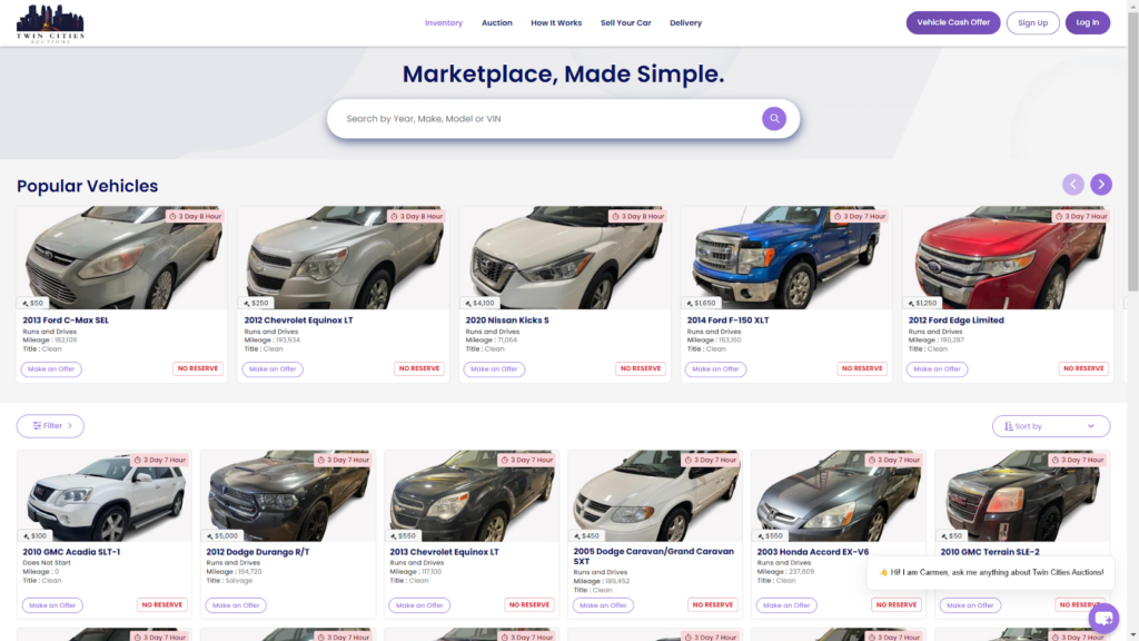 twin cities public auto auctions