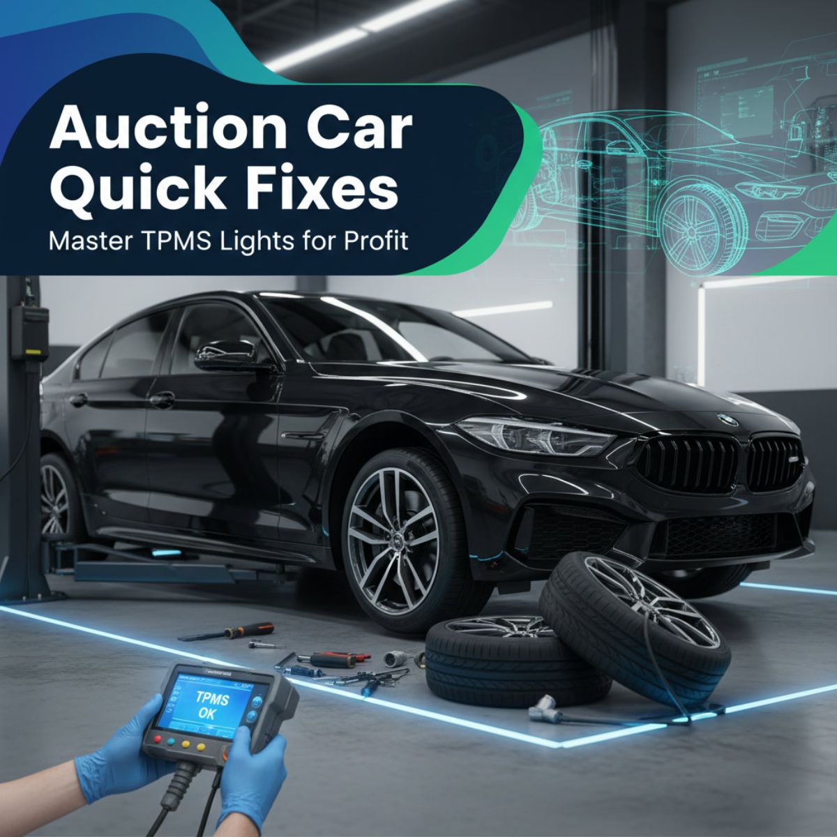 Auction Car quick fixes: Master TPMS lights for profit