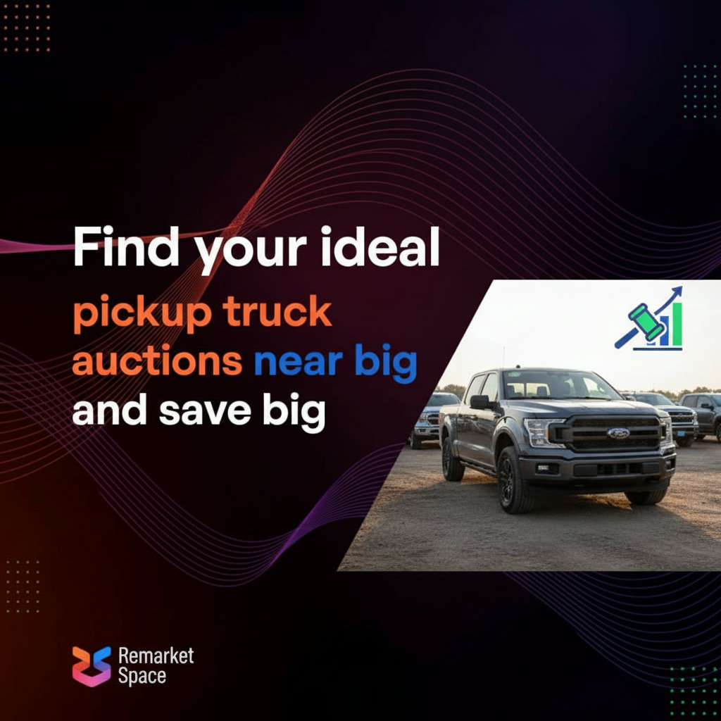 Find your ideal pickup truck auctions near me and save big