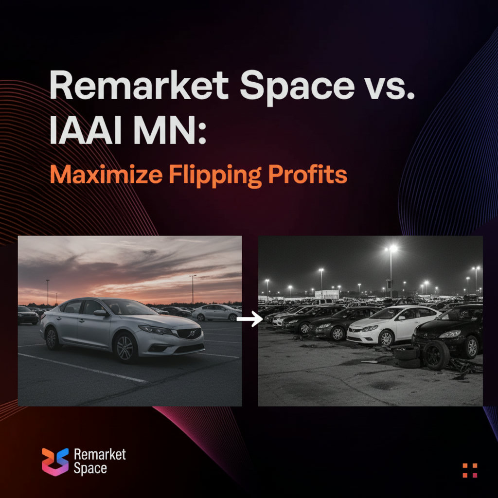 Remarket Space vs. IAAI MN: Maximize Flipping Profits