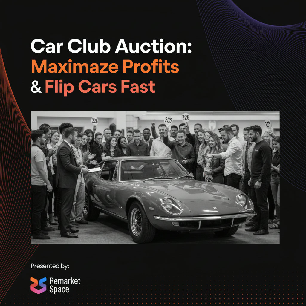 Car Club Auction: Maximize Profits & Flip Cars Fast