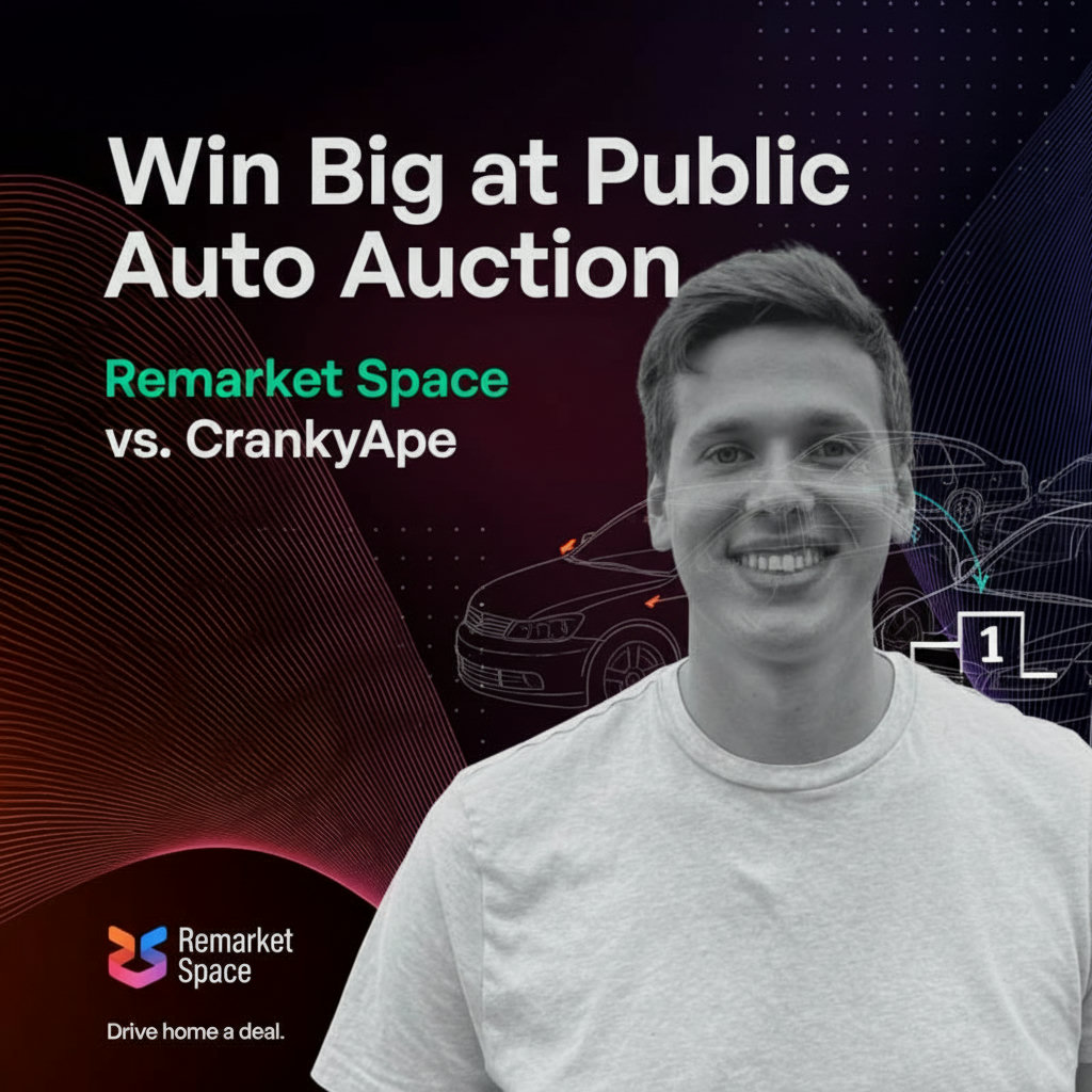 Win Big at Public Auto Auction: Remarket Space vs. CrankyApe