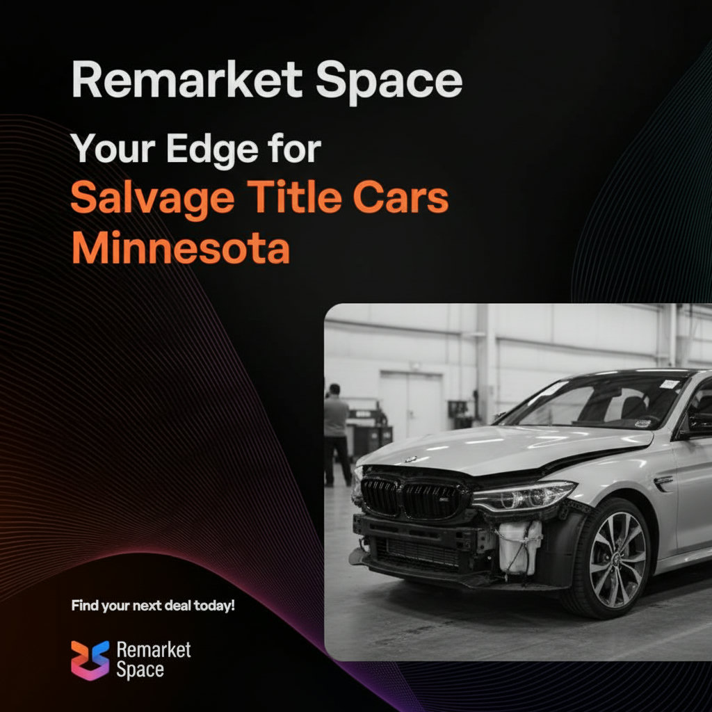 Remarket Space: Your Edge for Salvage Title Cars Minnesota