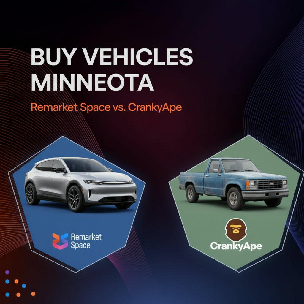 Buy Vehicles Minnesota: Remarket Space vs. CrankyApe